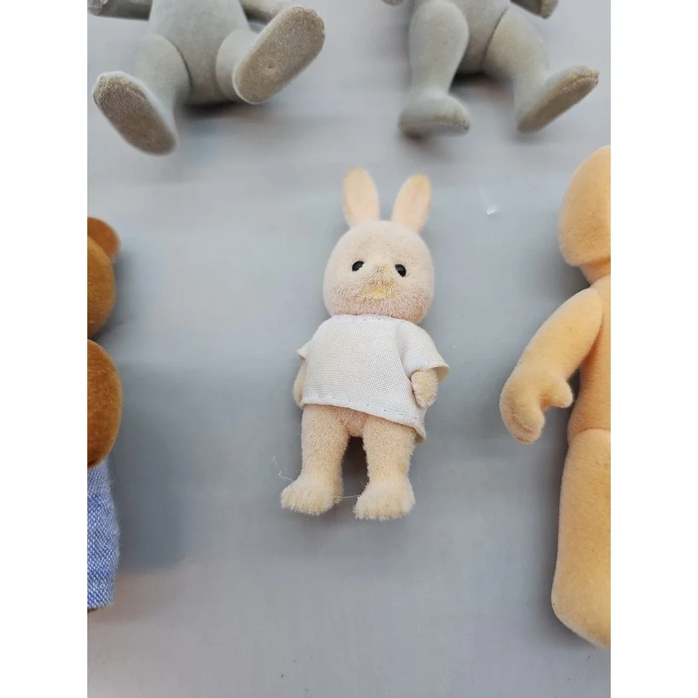 Vintage Sylvanian Forest‎ Family Mice Berenwald Mice Family Rabbits Bears Lot 13